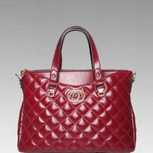 red crossbody bag
